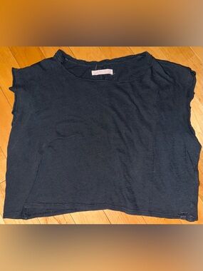 We The Free Black Cropped Tee